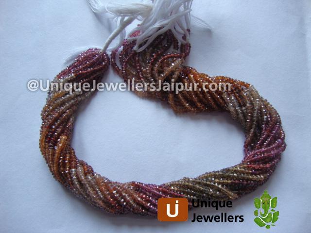 Tundru Faceted Roundelle Beads